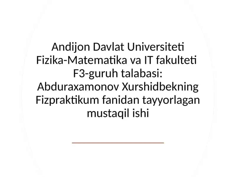Impuls Momenti Tushunchasi 1