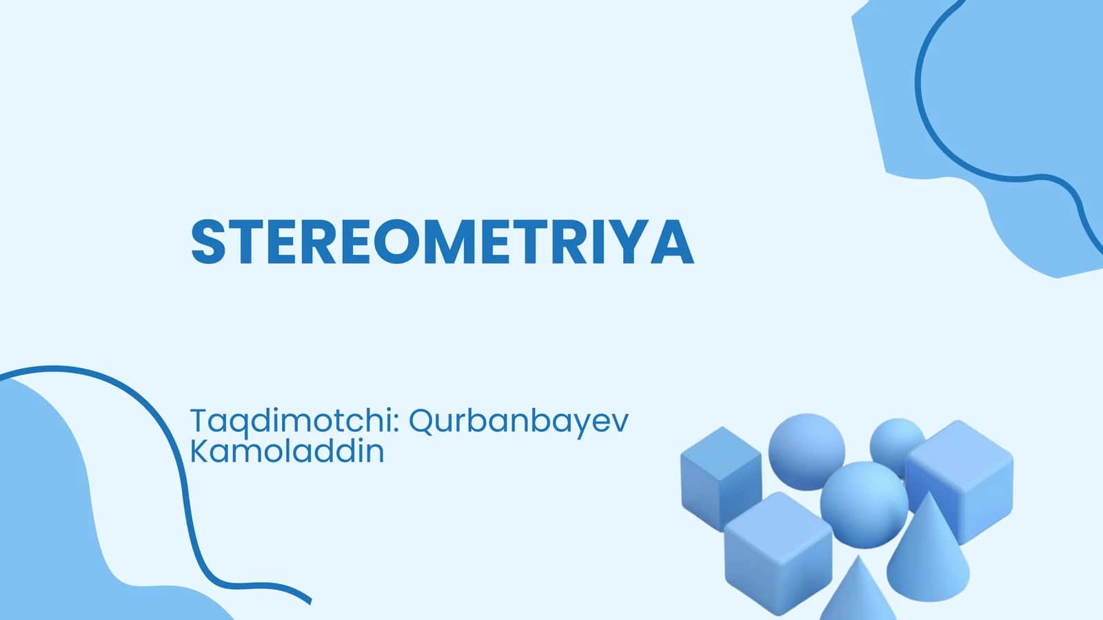 Stereometriya 1