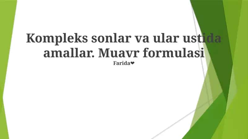 Muavr formulasi 1