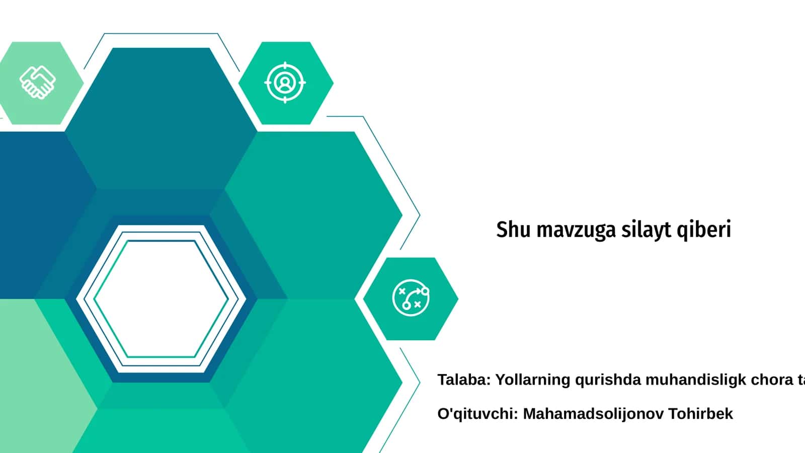 Yollarning qurishda muhandislik chora tadbirlari 1