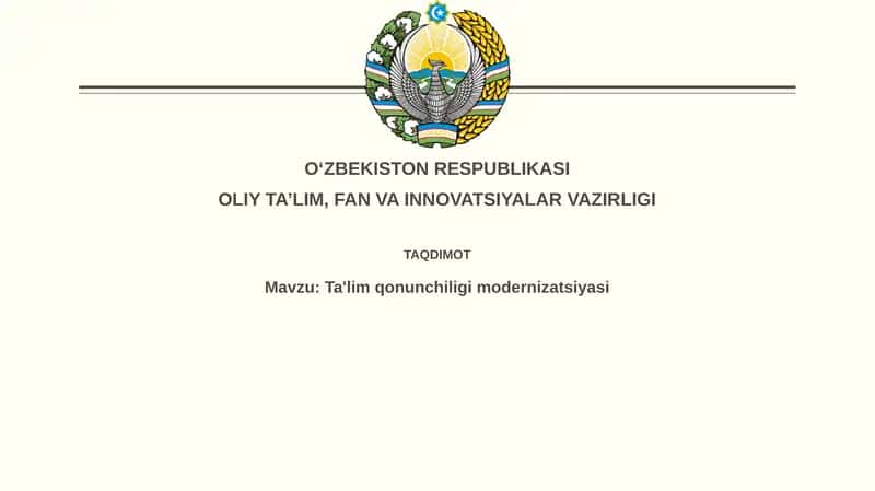Ta'limqonunchiligimodernizatsiyasi 1