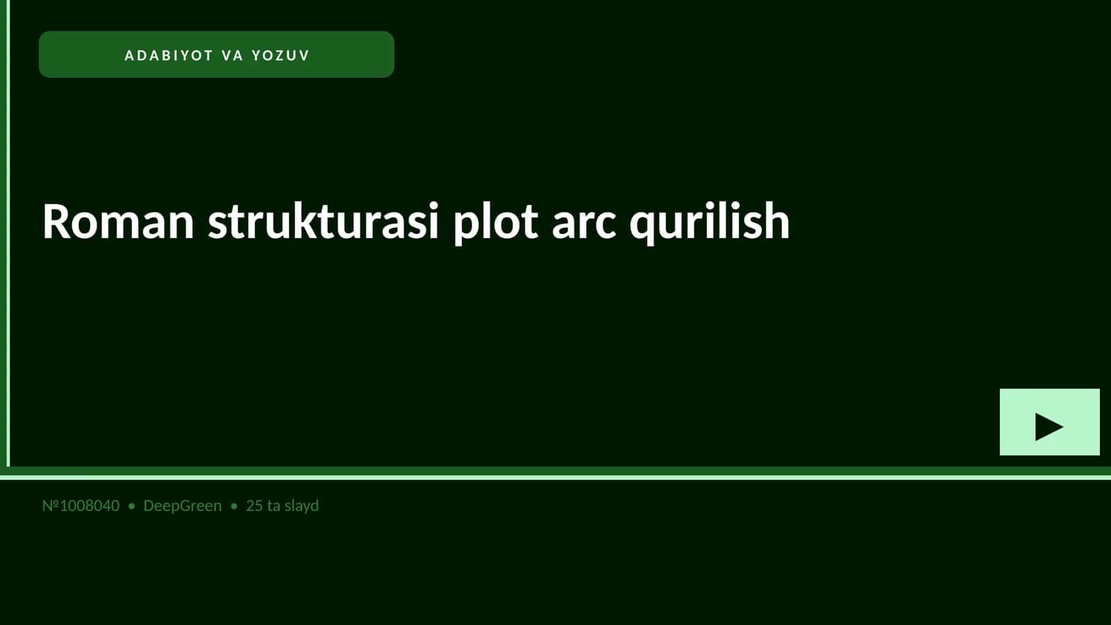 Roman strukturasi plot arc qurilish 1