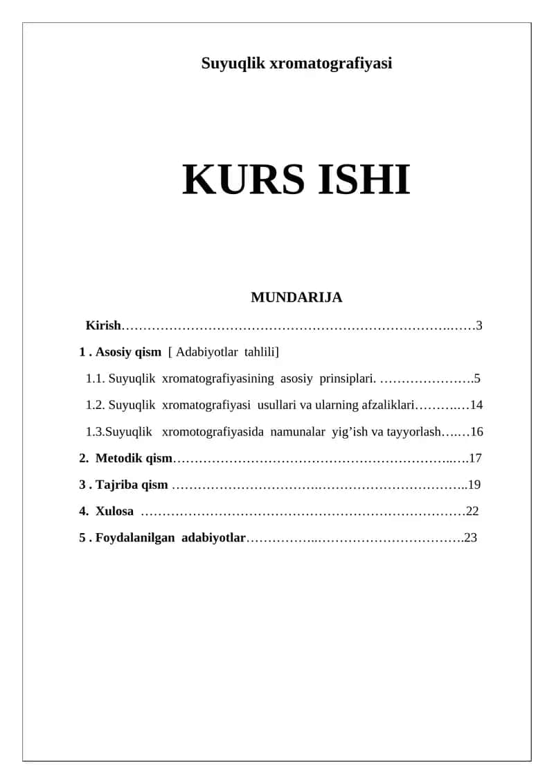 Suyuqlik xromatografiyasi 1
