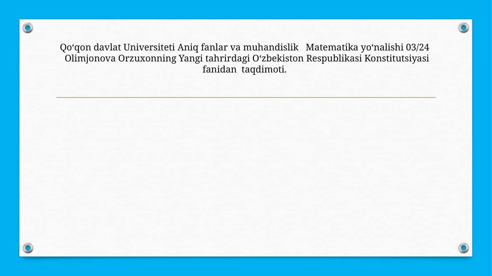 O‘zbekiston Respublikasi Qonunchilik Palatasi 1