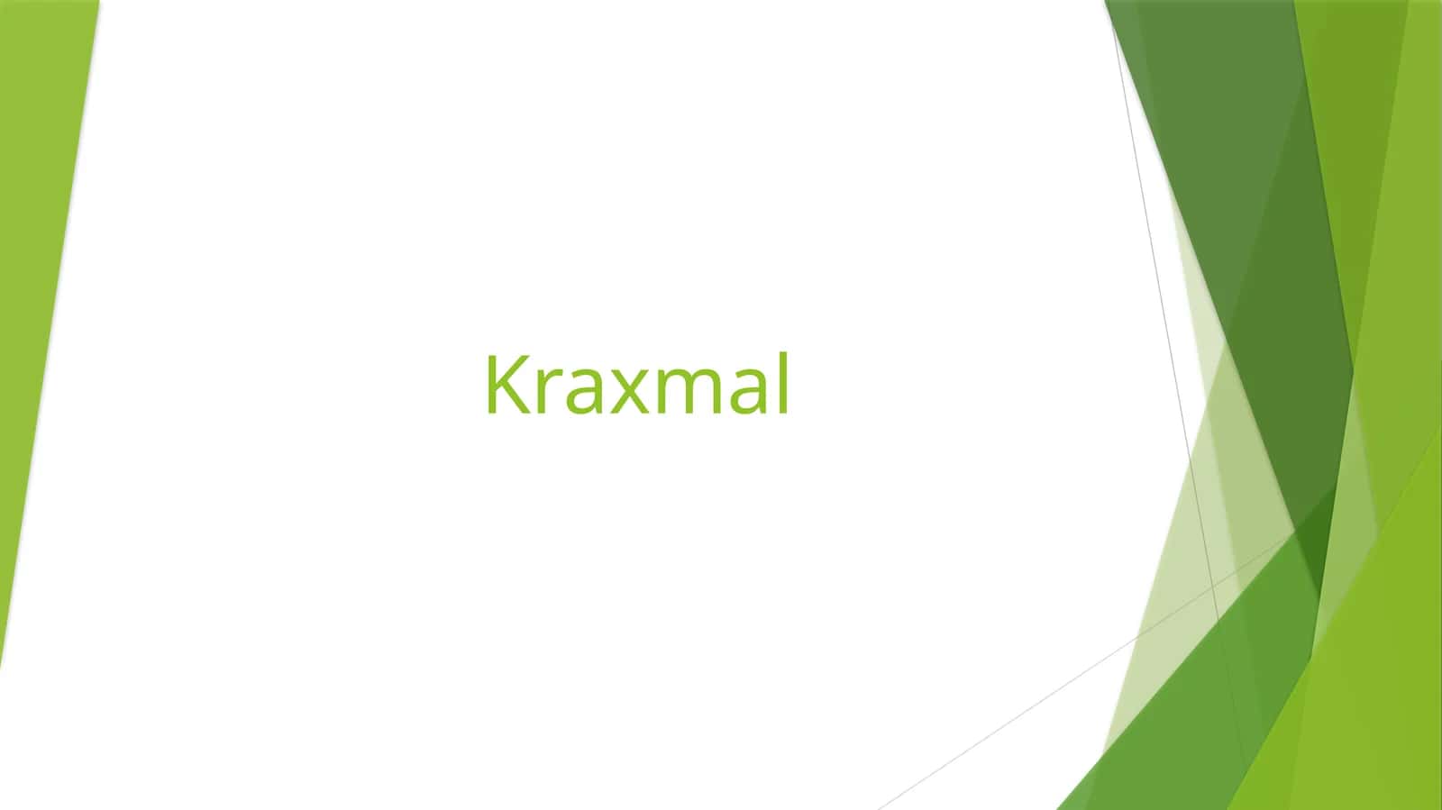 Kraxmal 1