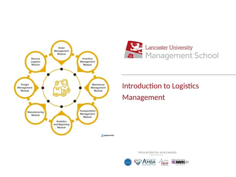 Logistics managementning mukammal tanishuvi 1