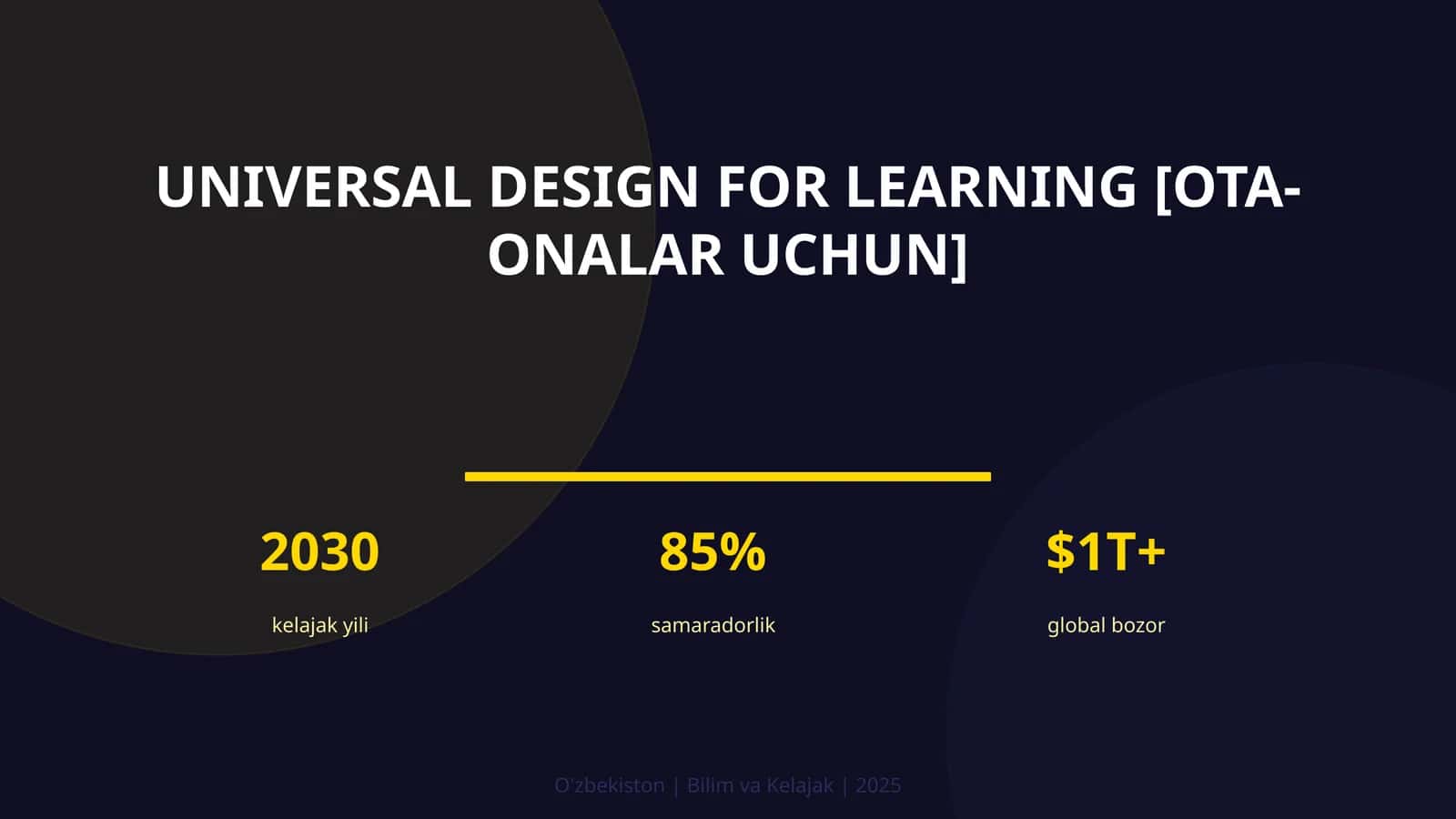 Universal Design for Learning [OTA-ONALAR UCHUN] 1