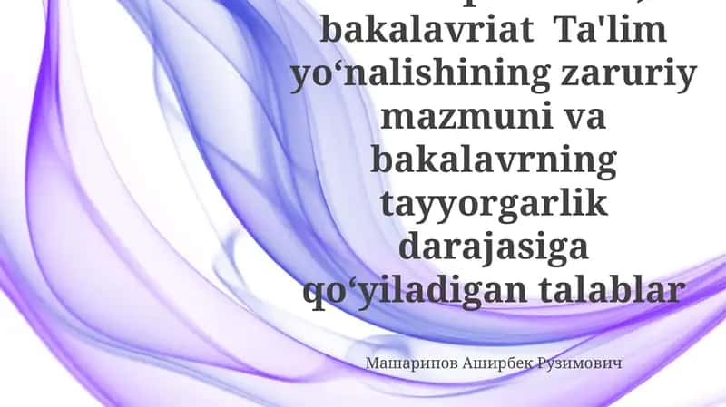 Pedagogika va Qo‘shimcha Ta’lim O‘qituvchisi Rolining Kirish 1