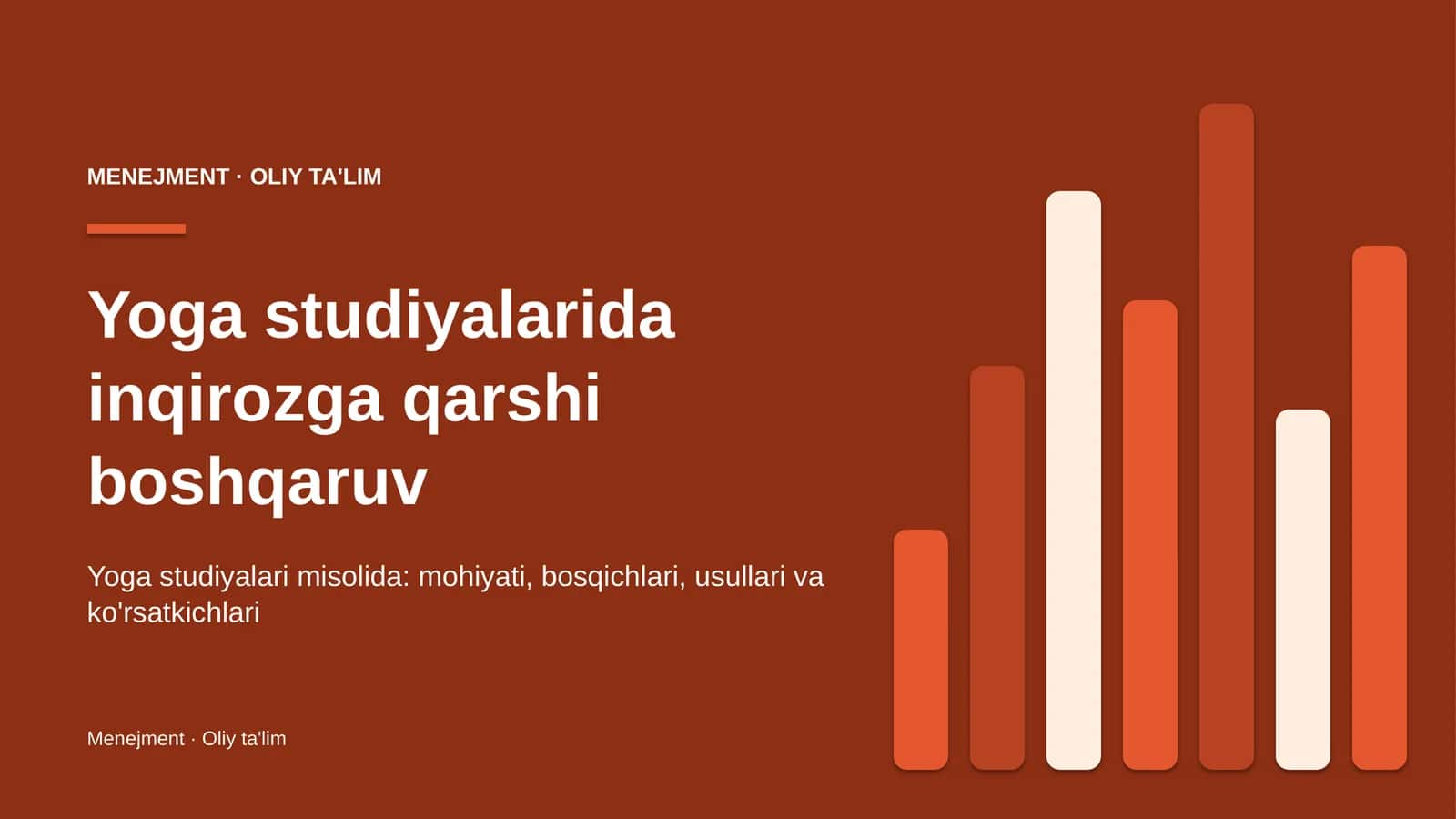 Yoga studiyalarida inqirozga qarshi boshqaruv 1