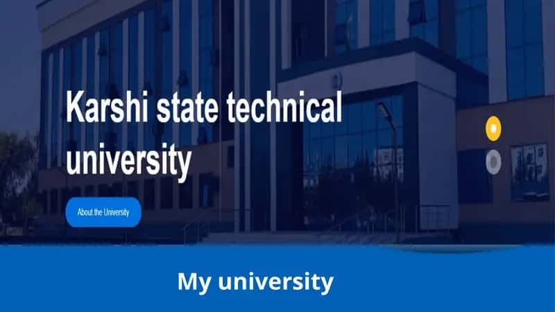 My university Karshi State Technical University 1