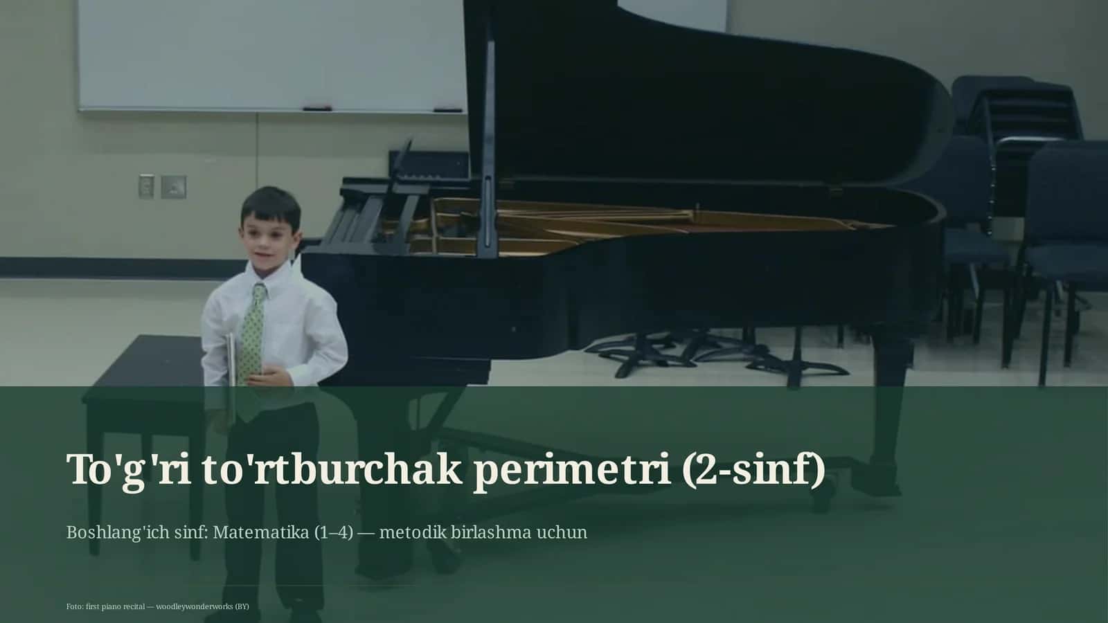 To'g'ri to'rtburchak perimetri (2-sinf) 1