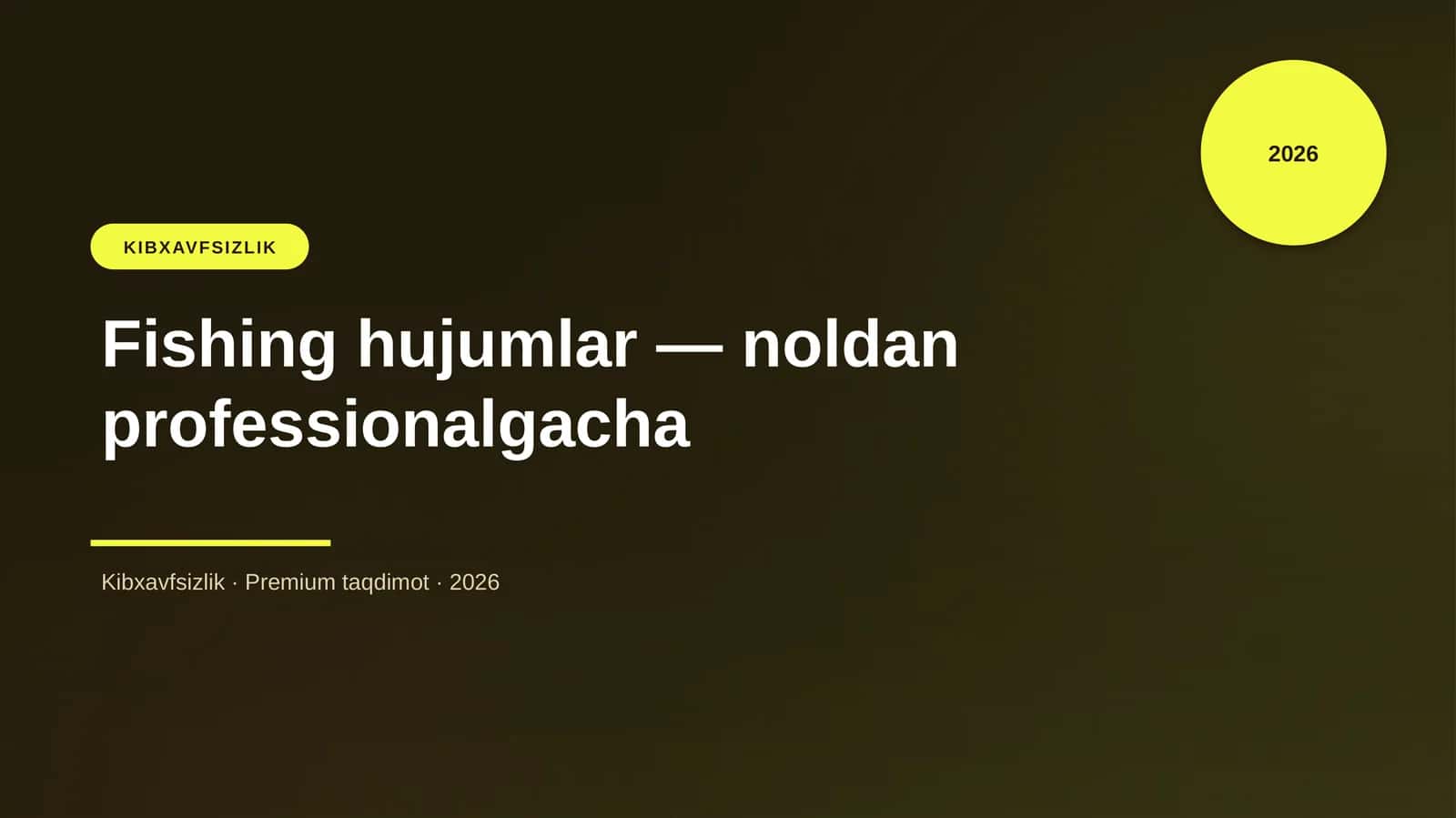 Fishing hujumlar — noldan professionalgacha 1