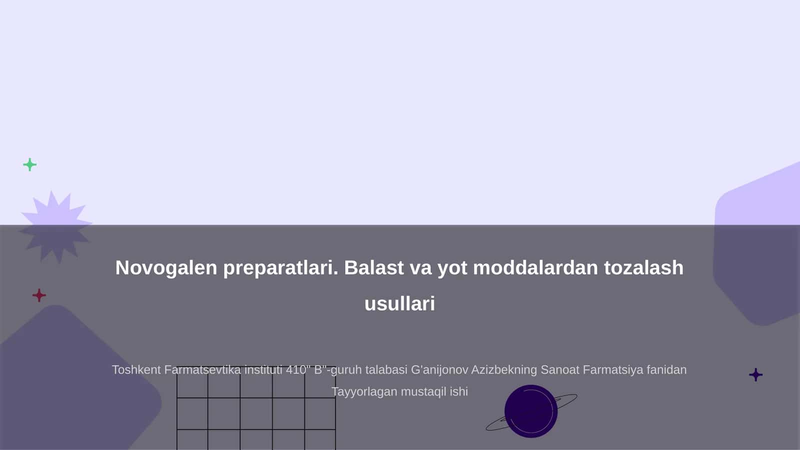 Novogalen preparatlari 1