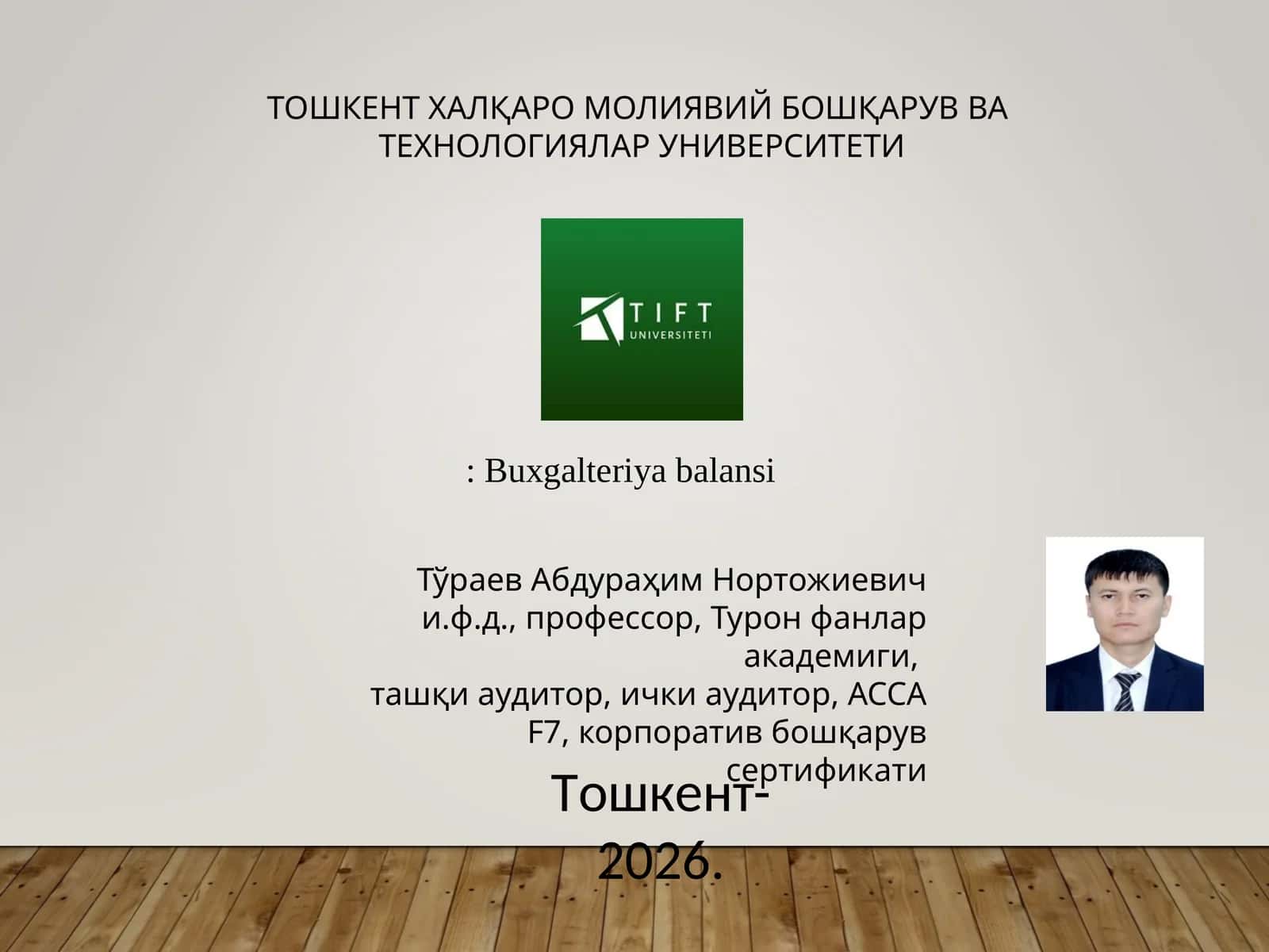 Buxgalteriya balansi 1