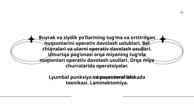 Operativ davolash usullari 1