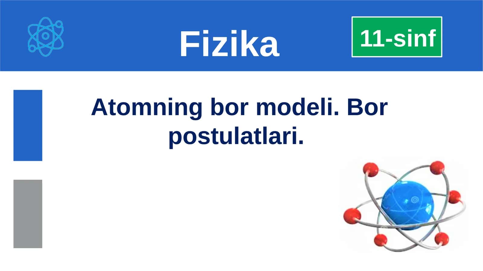 Atomning bormodeli 1