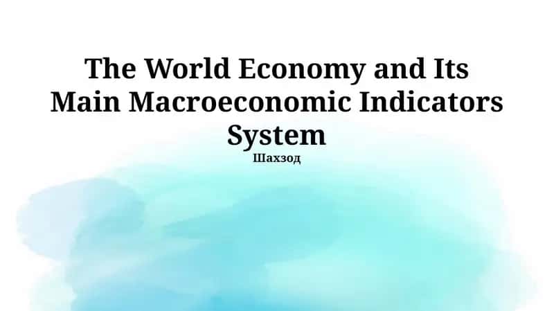 Key Macroeconomic Indicators: A Deep Dive 1