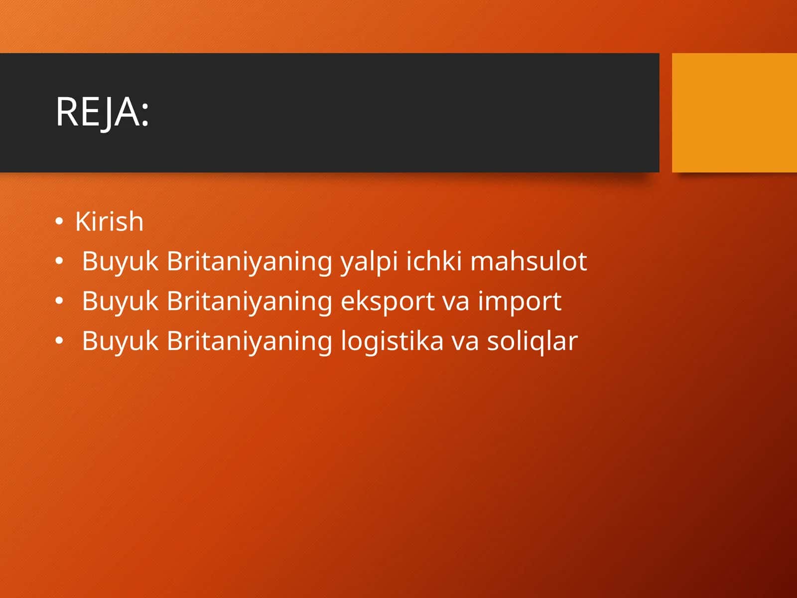 Buyuk Britaniyaning yalpi ichki mahsulot 1