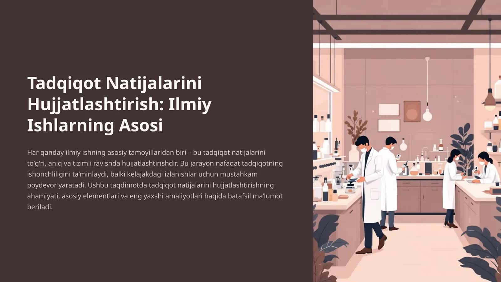 Tadqiqot Natijalarini Hujjatlashtirish: Ilmiy Ishlarning Asosi 1