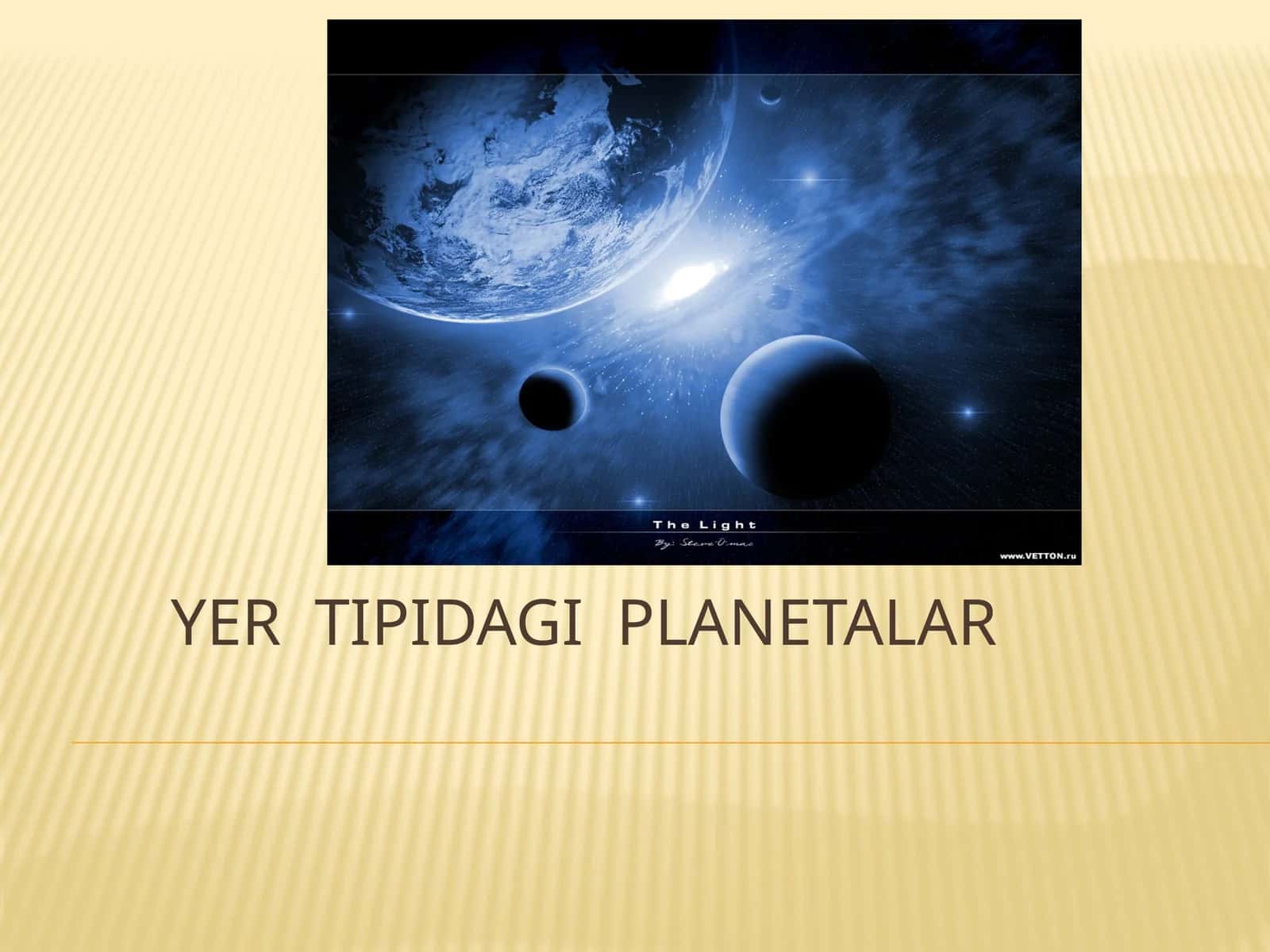 Yer Tipidagi Planetalar 1