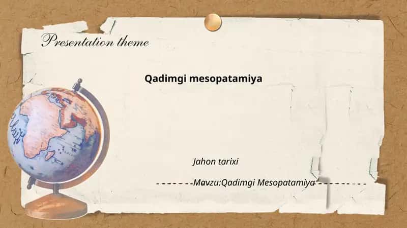 Qadimgi Mesopatamiya 1