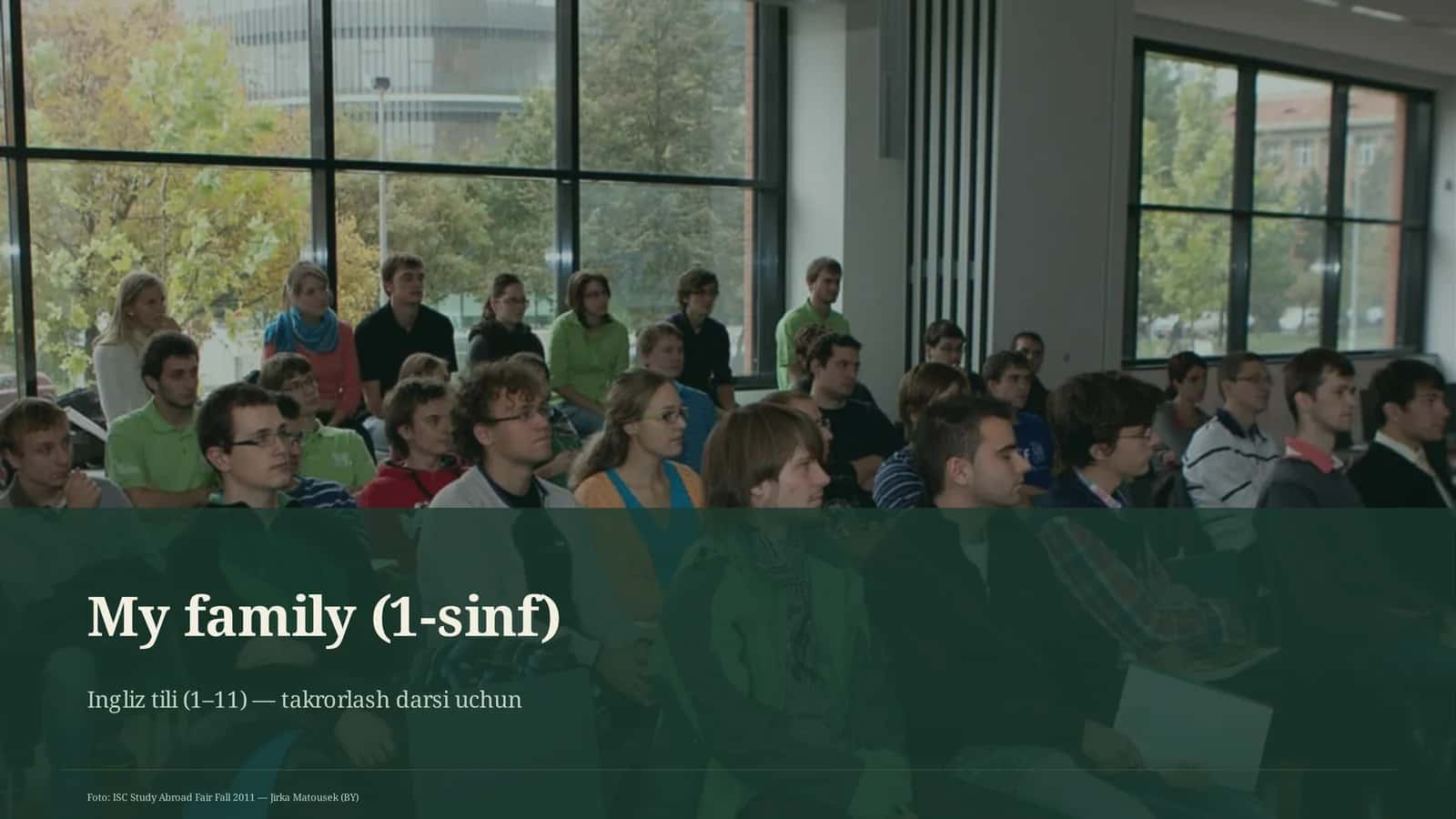 My family (1-sinf) 1