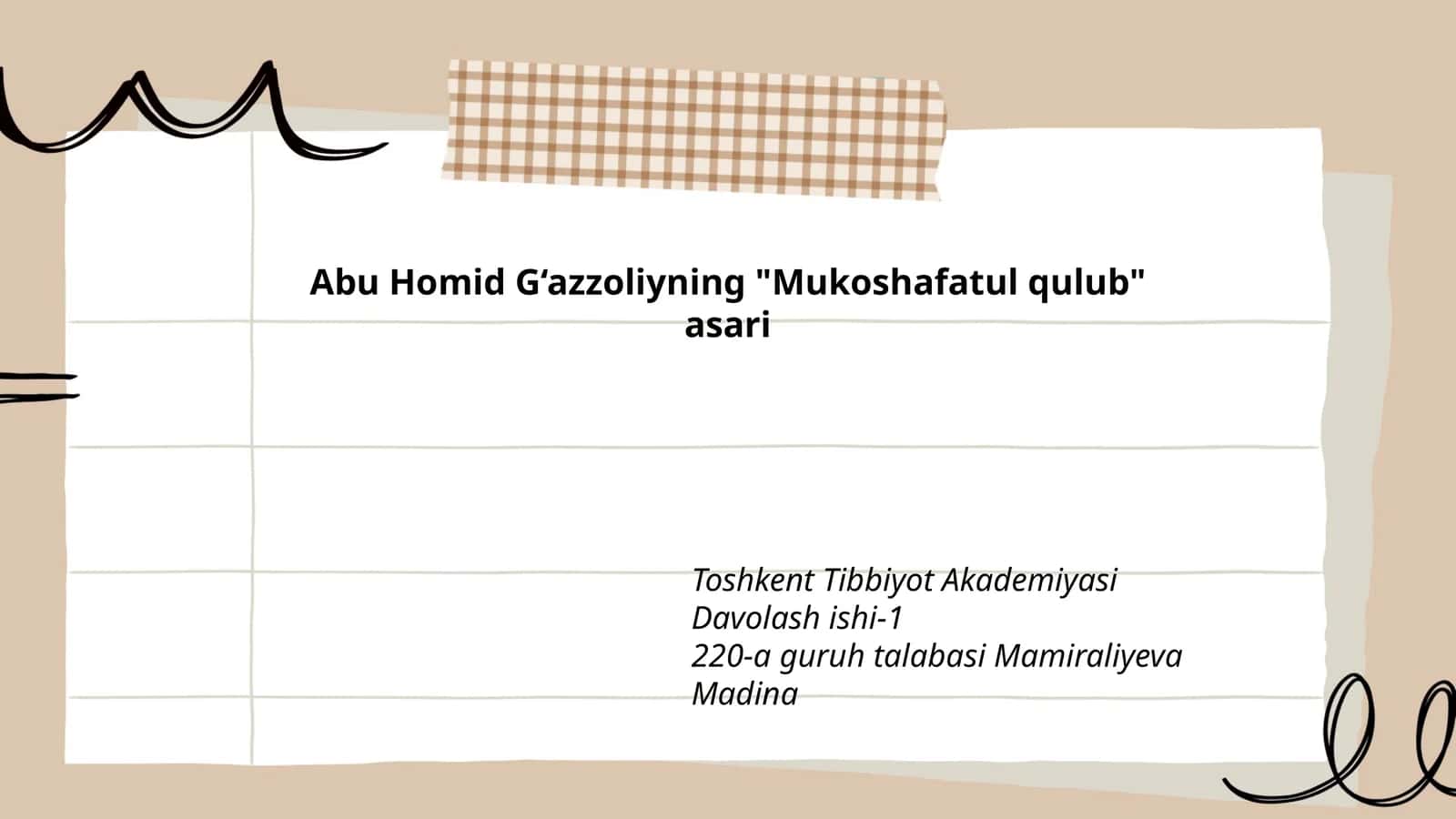 Mukoshafatul qulub 1
