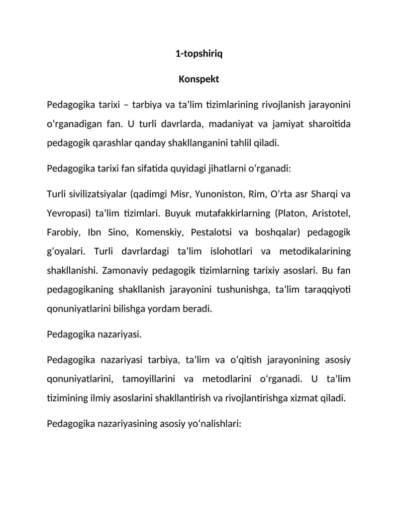 Pedagogika tarixi 1