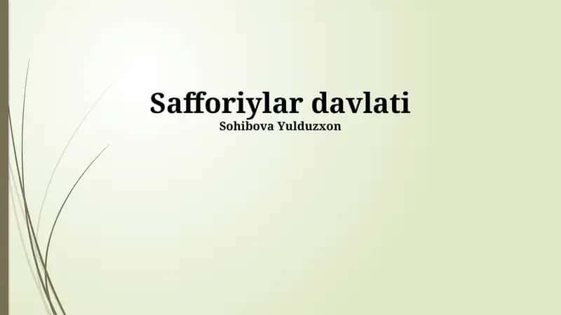 Safaviylar davlati 1