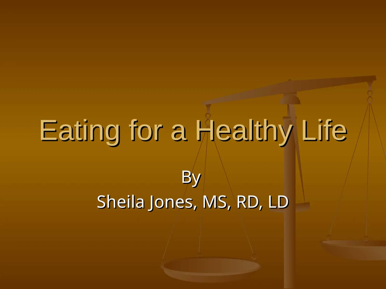 Dietary Guidelines for Americans 1