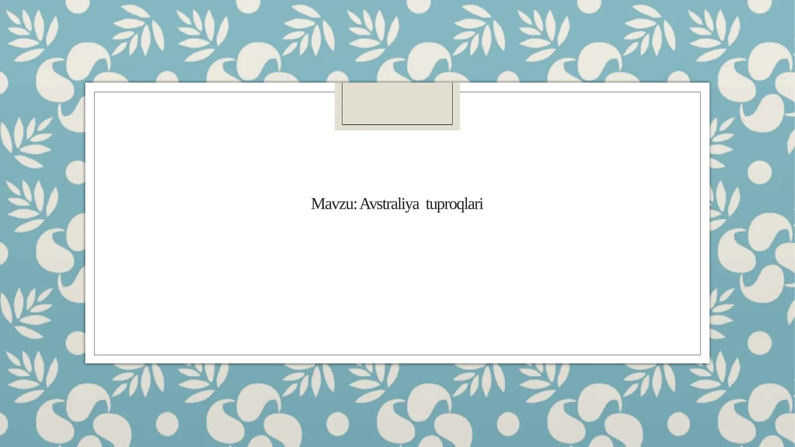 Avstraliya tuproqlari 1