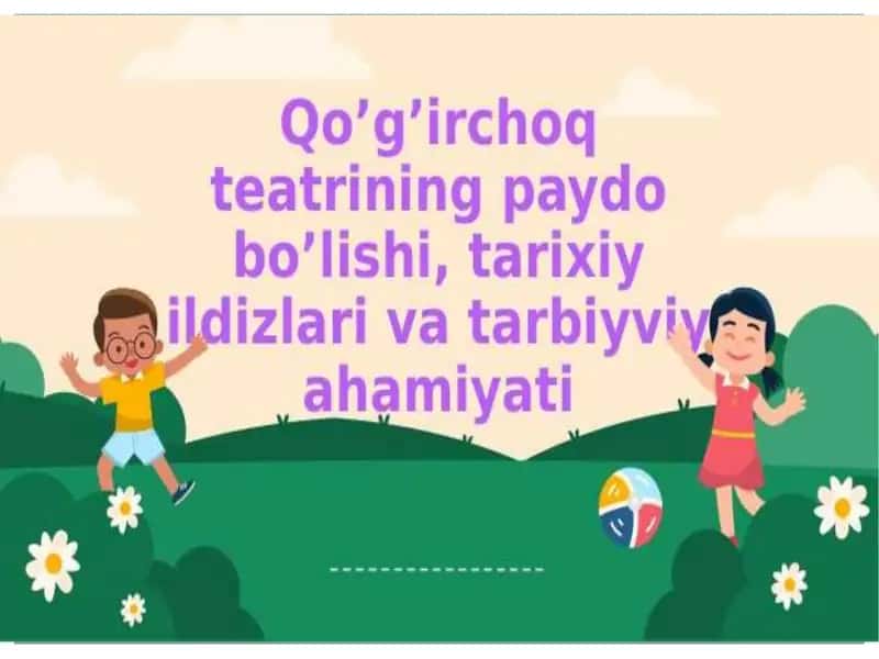 Teatr tushunchasi va xususiyatlari 1