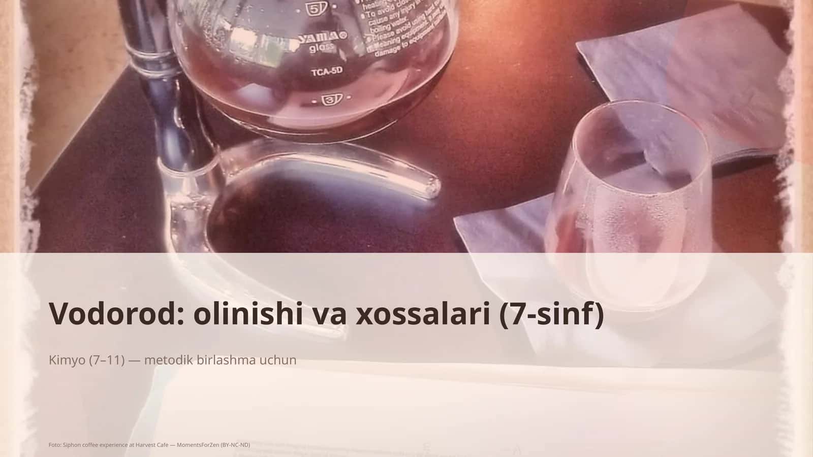 Vodorod: olinishi va xossalari (7-sinf) 1