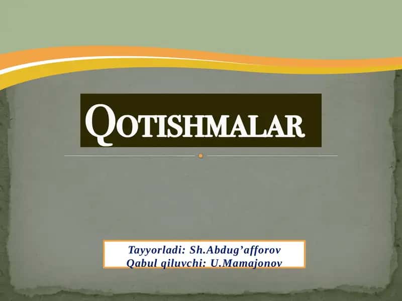 Qotishmalar 1