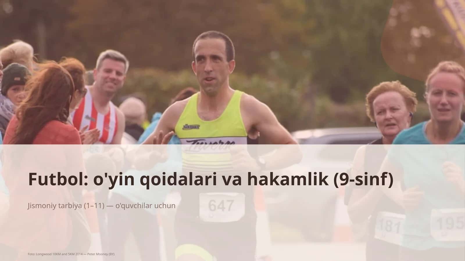 Futbol: o'yin qoidalari va hakamlik (9-sinf) 1