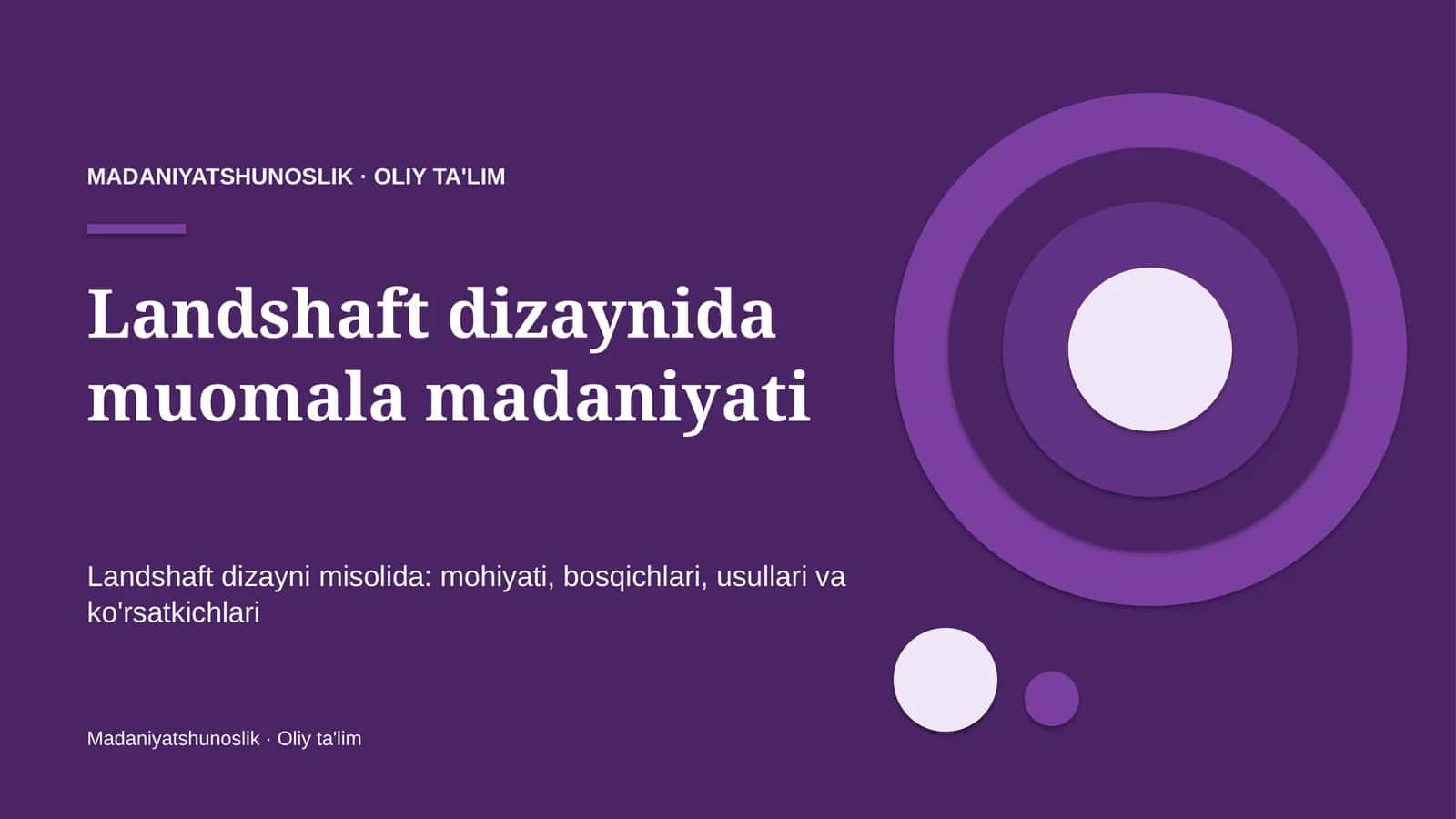 Landshaft dizaynida muomala madaniyati 1
