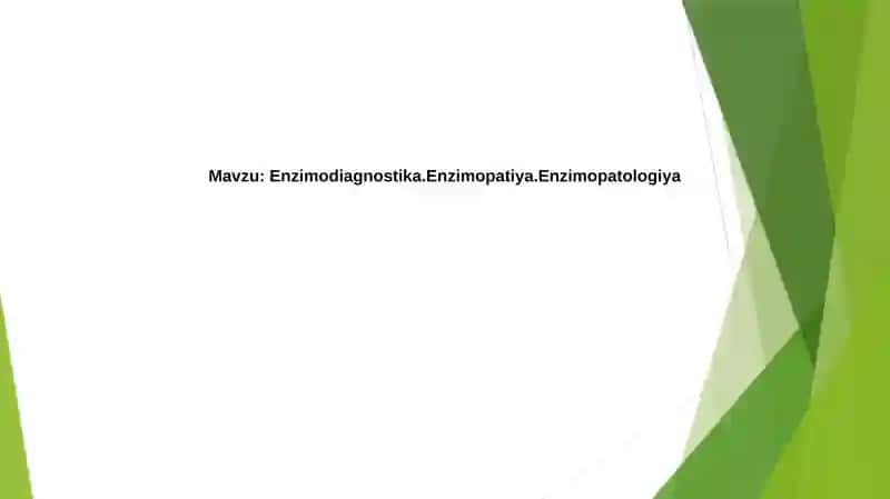 Ferment diagnostikasi 1
