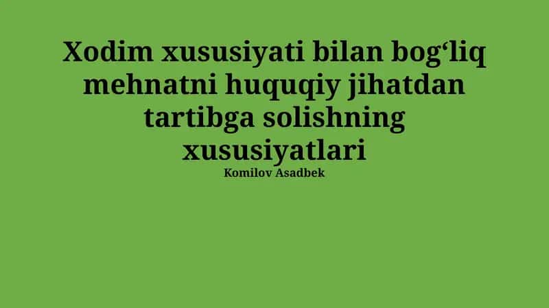 Nogironlarning mehnat huquqlari 1
