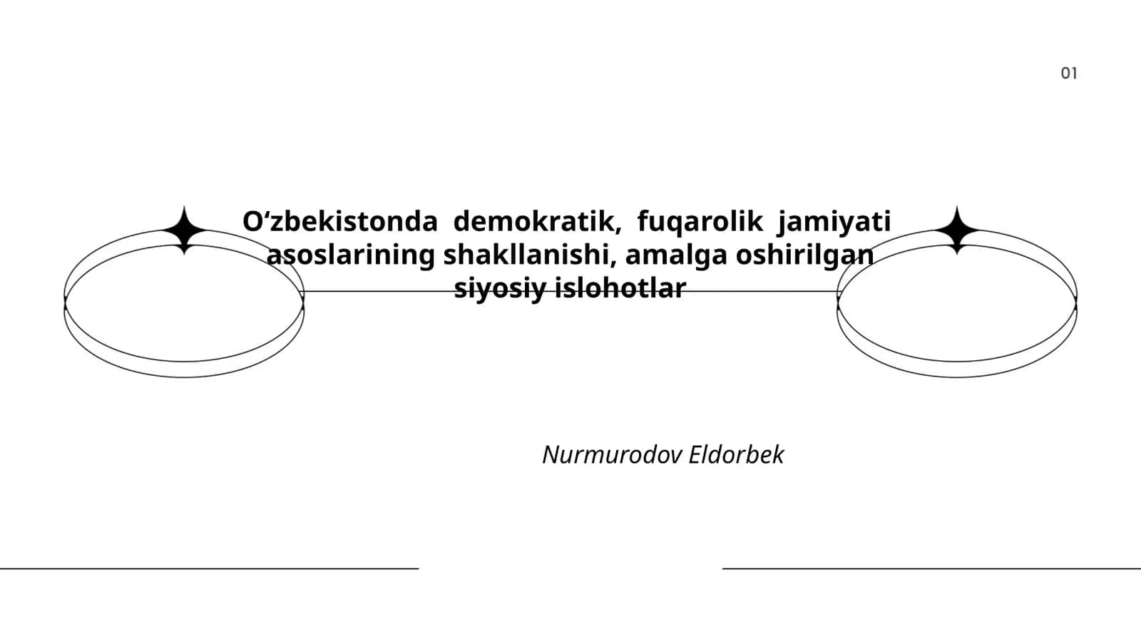 O‘zbekistonda demokratik, fuqarolik jamiyati asoslarining shakllanishi, amalga oshirilgan siyosiy islohotlar 1
