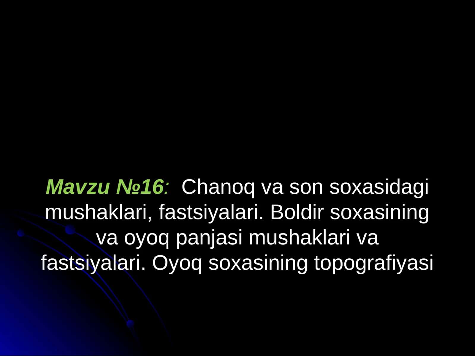 Chanoq va son soxasidagi mushaklari, fаstsiyalari 1