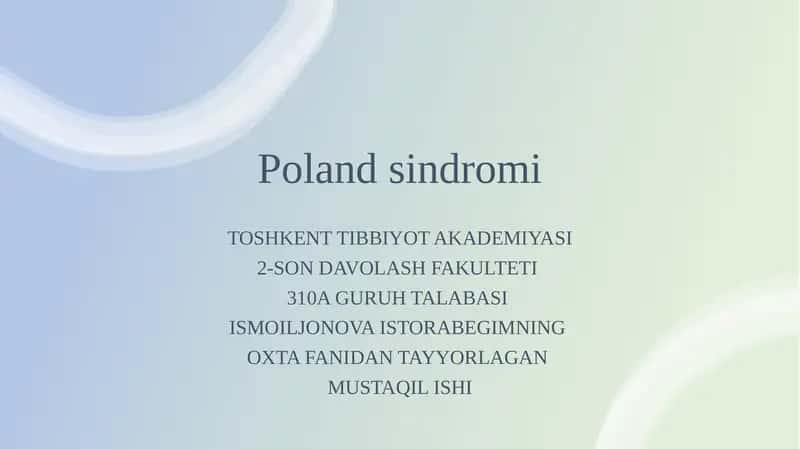 Polandsindromi 1
