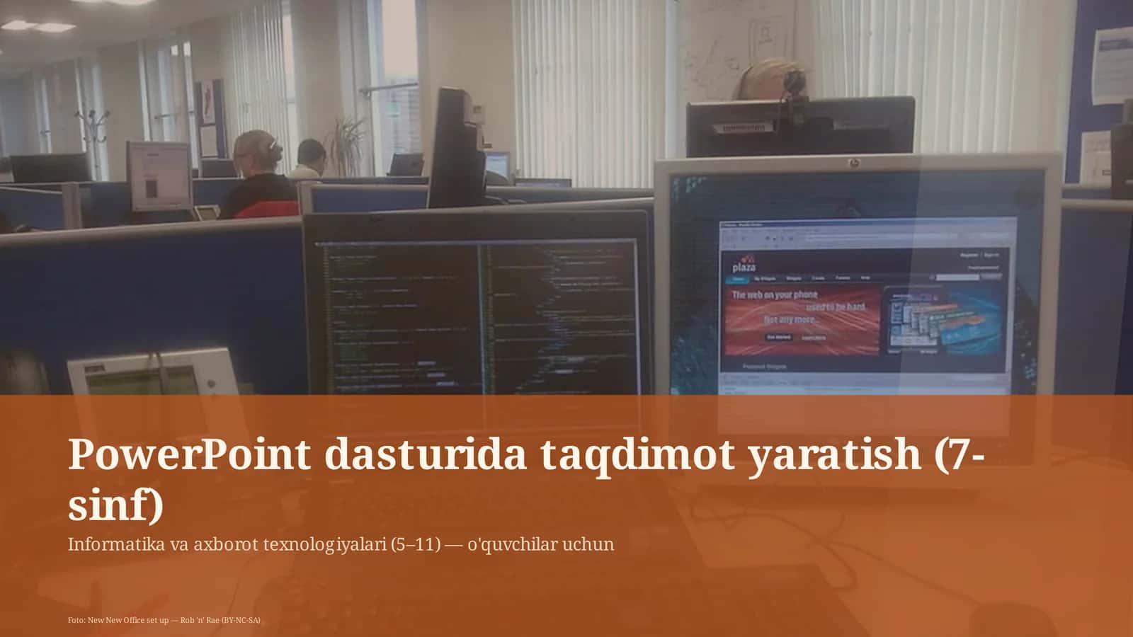PowerPoint dasturida taqdimot yaratish (7-sinf) 1