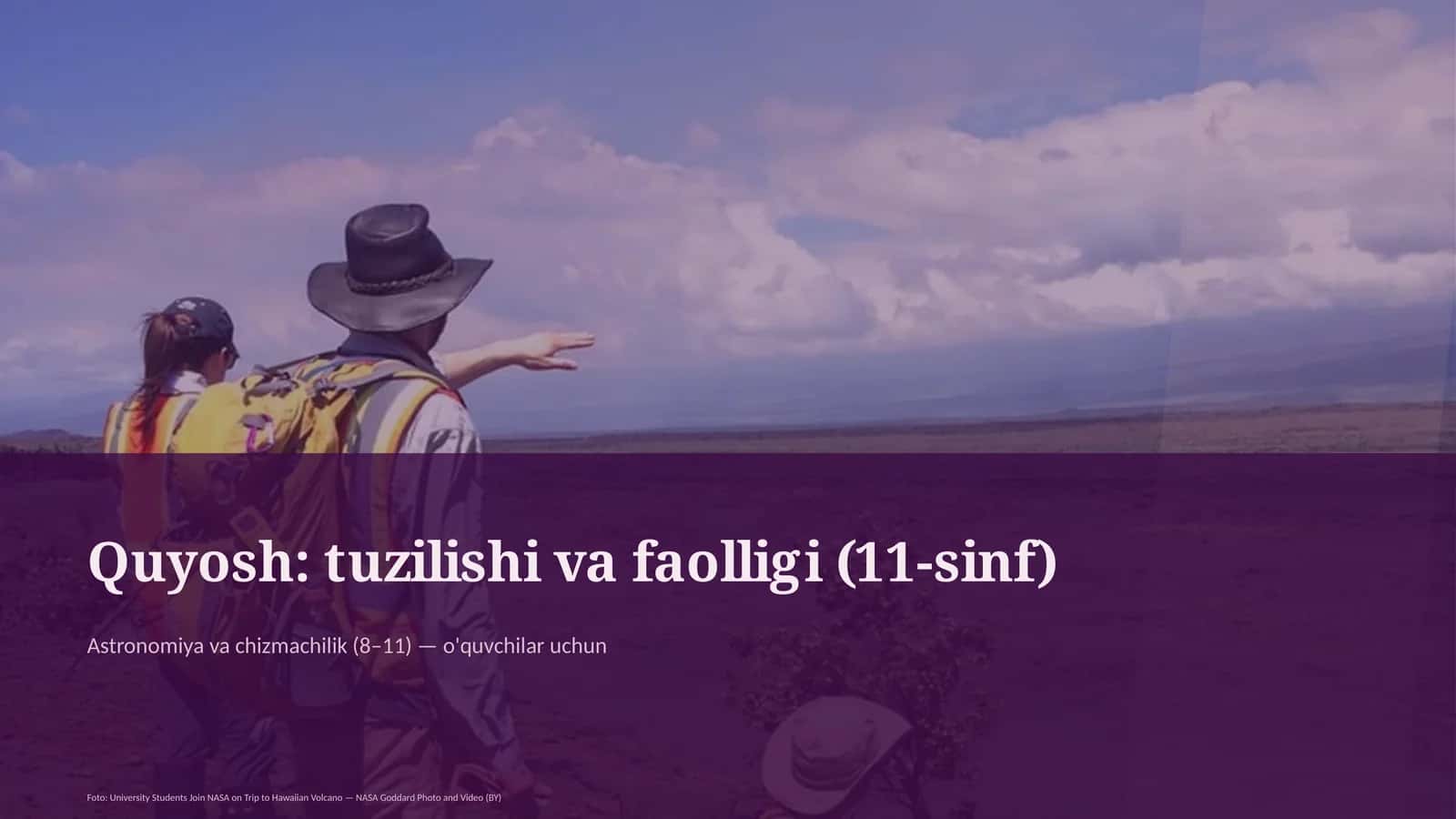 Quyosh: tuzilishi va faolligi (11-sinf) 1