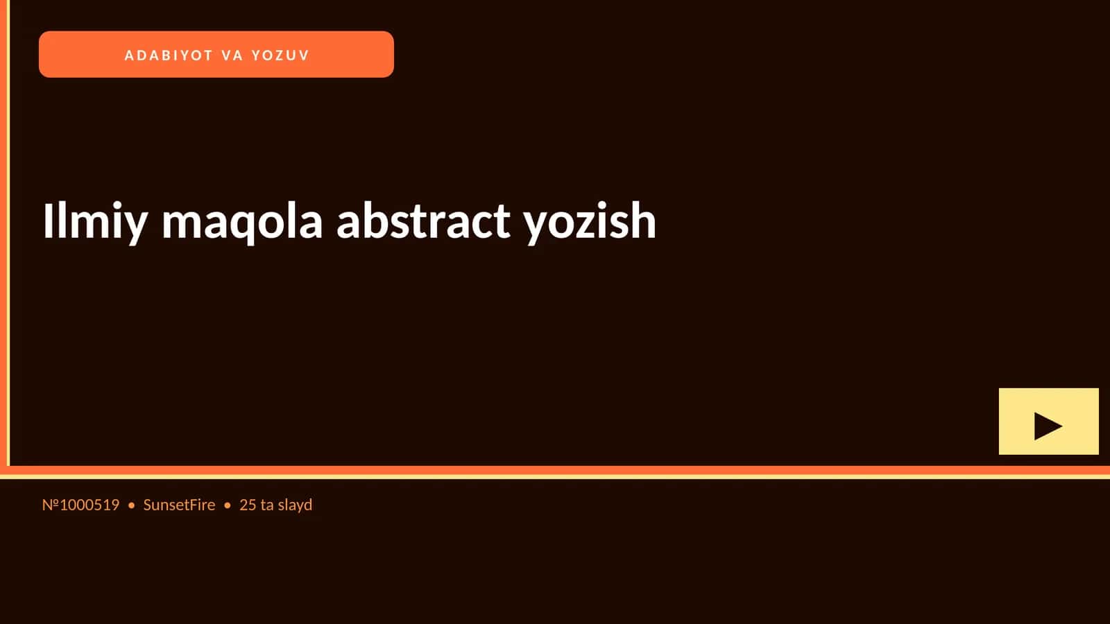 Ilmiy maqola abstract yozish 1