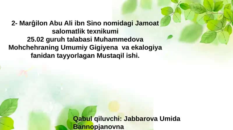 Ovqatlanishning Sog‘liq uchun Ahamiyati 1