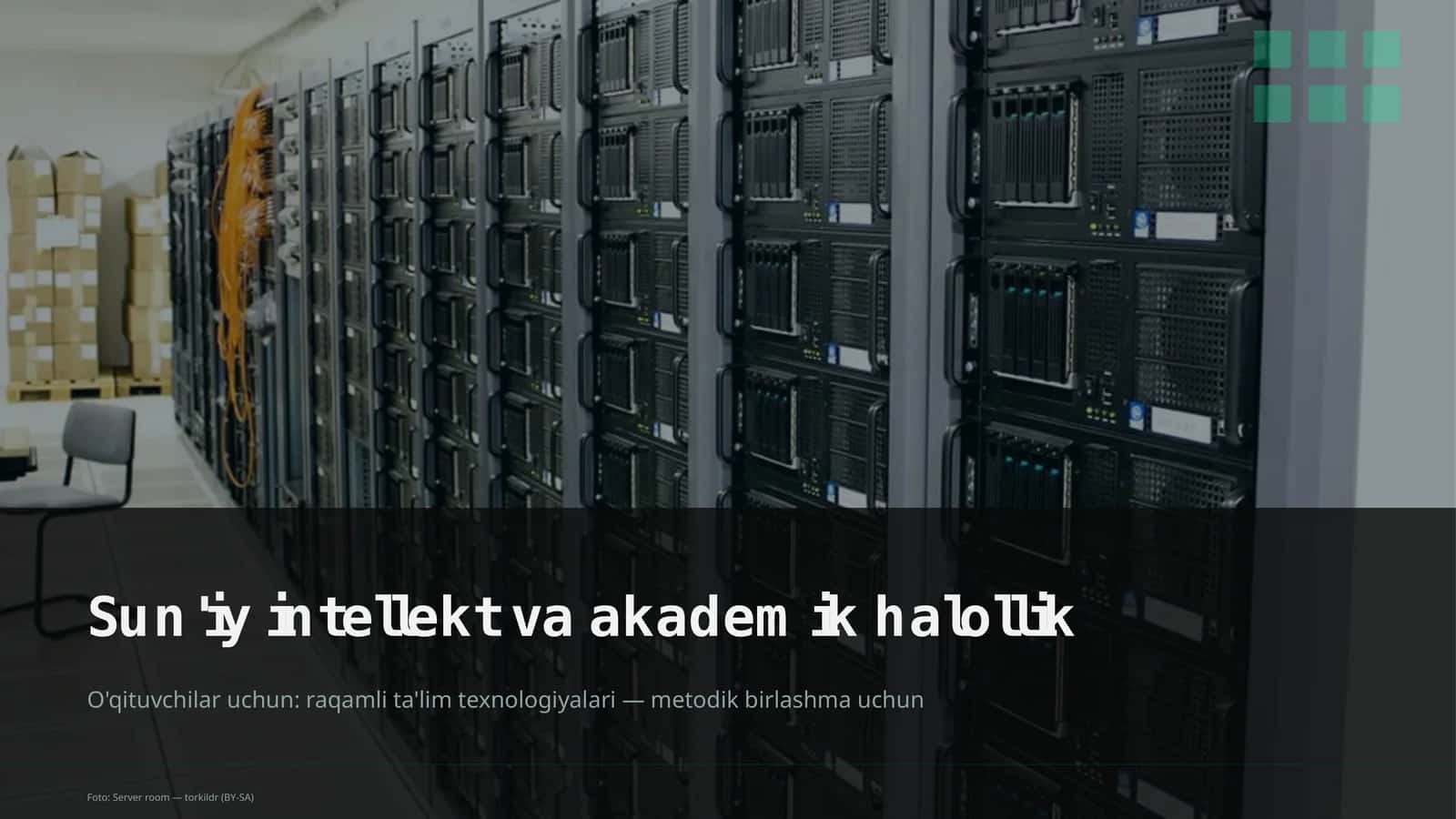 Sun'iy intellekt va akademik halollik 1