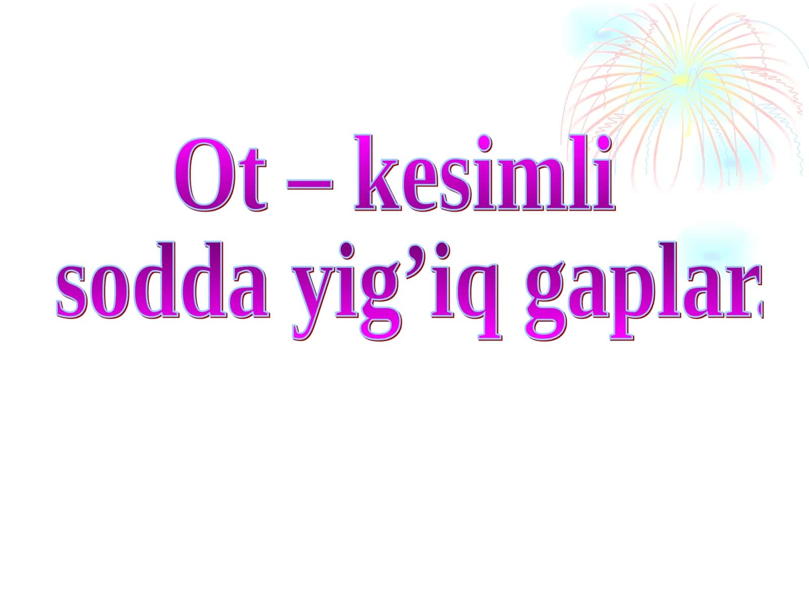 Fors tilida ko’rsatish olmoshlari 1