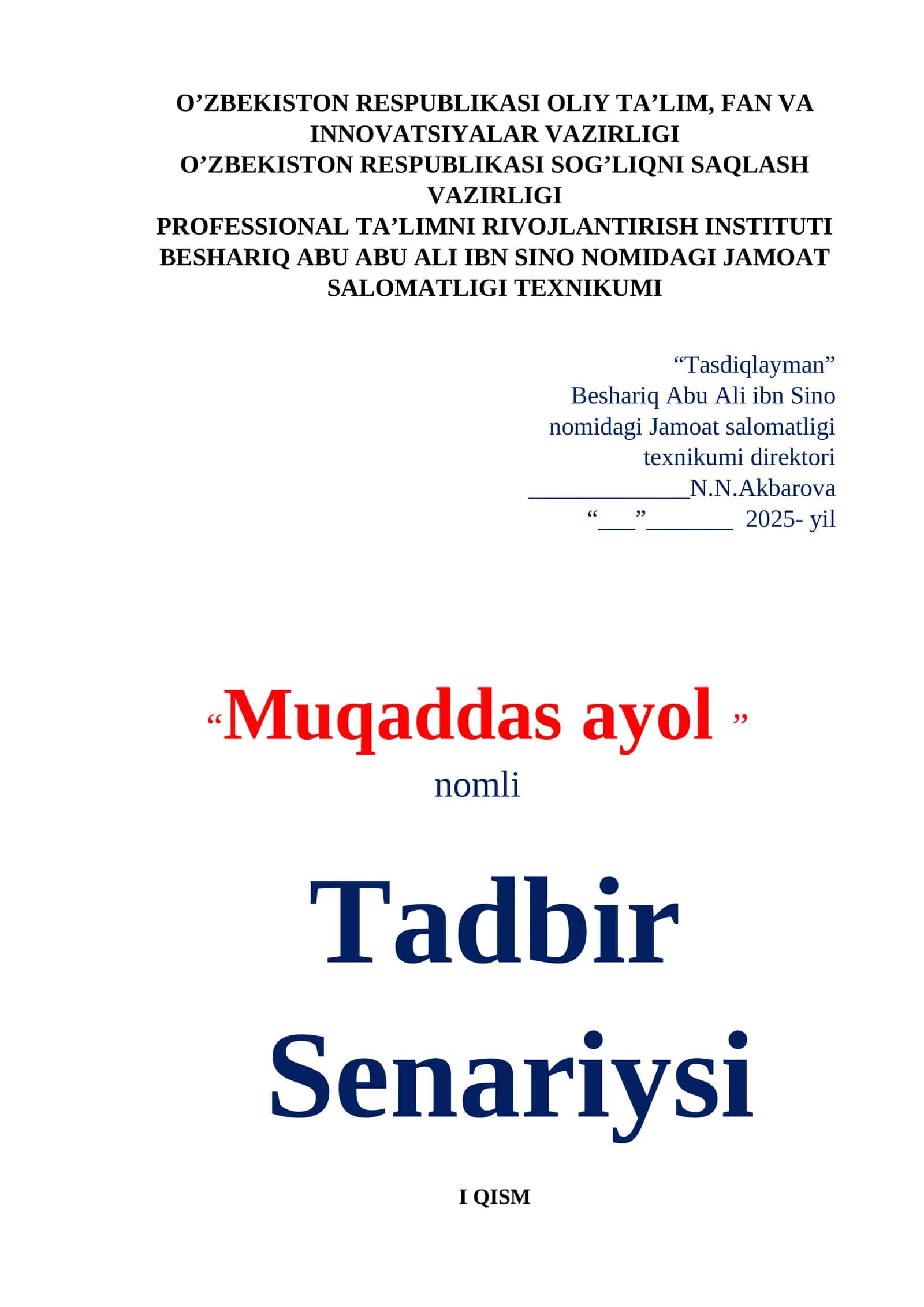 Muqaddas ayol 1