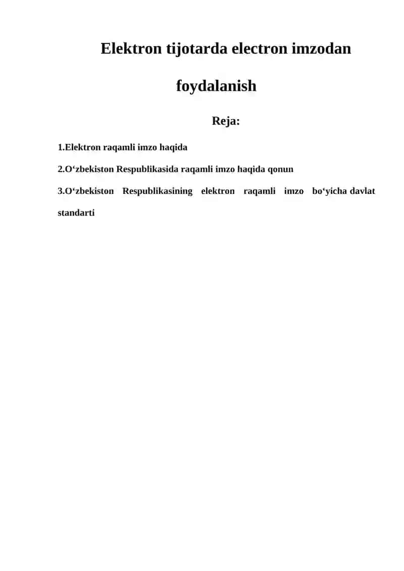 Elektron raqamli imzo