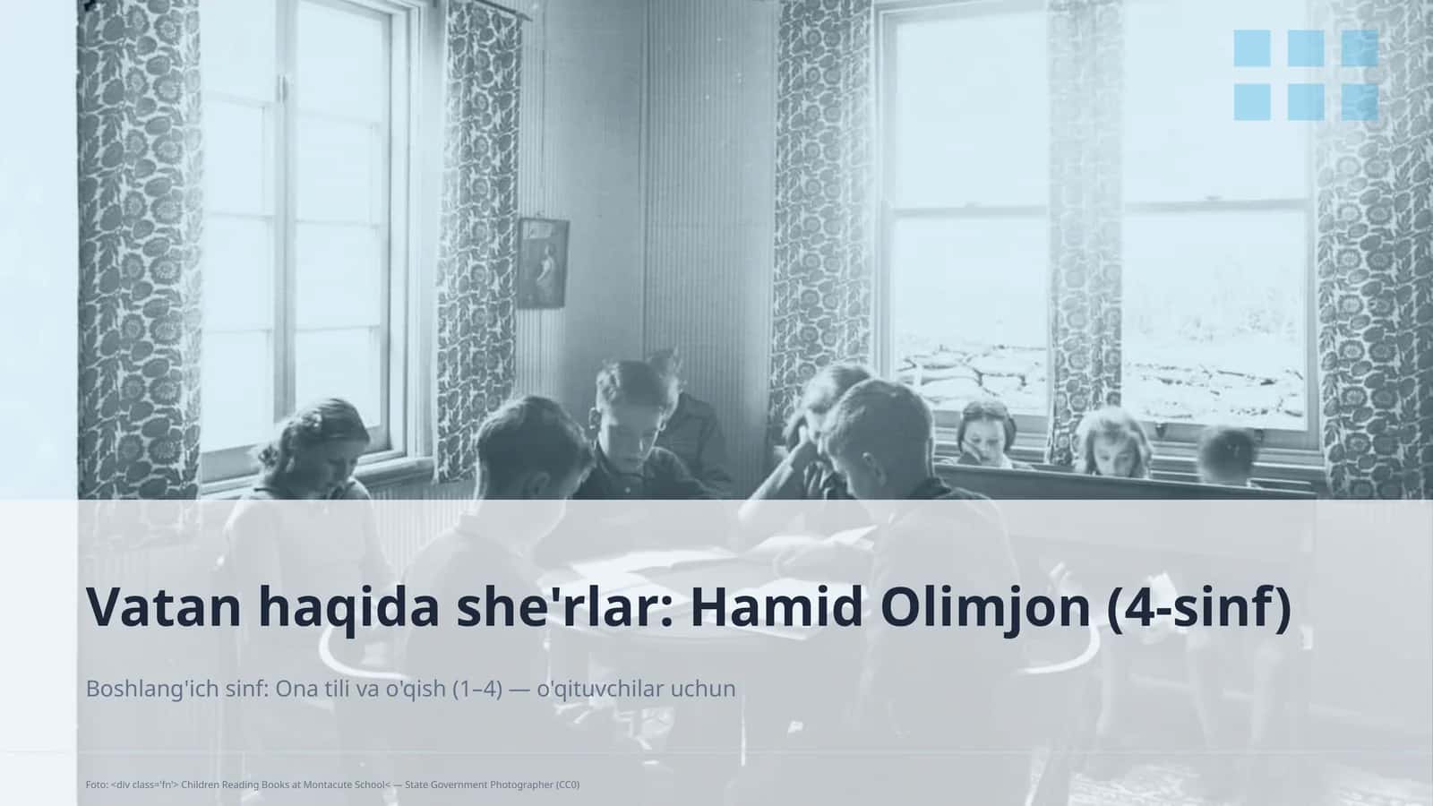 Boshlang'ich sinf: Ona tili va o'qish (1–4) — o'qituvchilar uchun 1